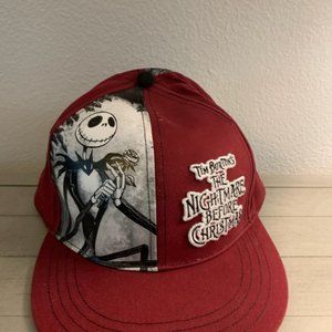 NWT-Nightmare Before Xmas Baseball Cap (Burgundy)